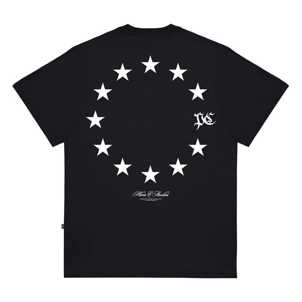 Camiseta Plano C Stars Preto