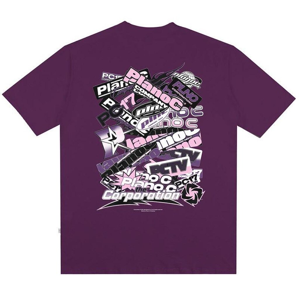 Camiseta Plano C Stickers