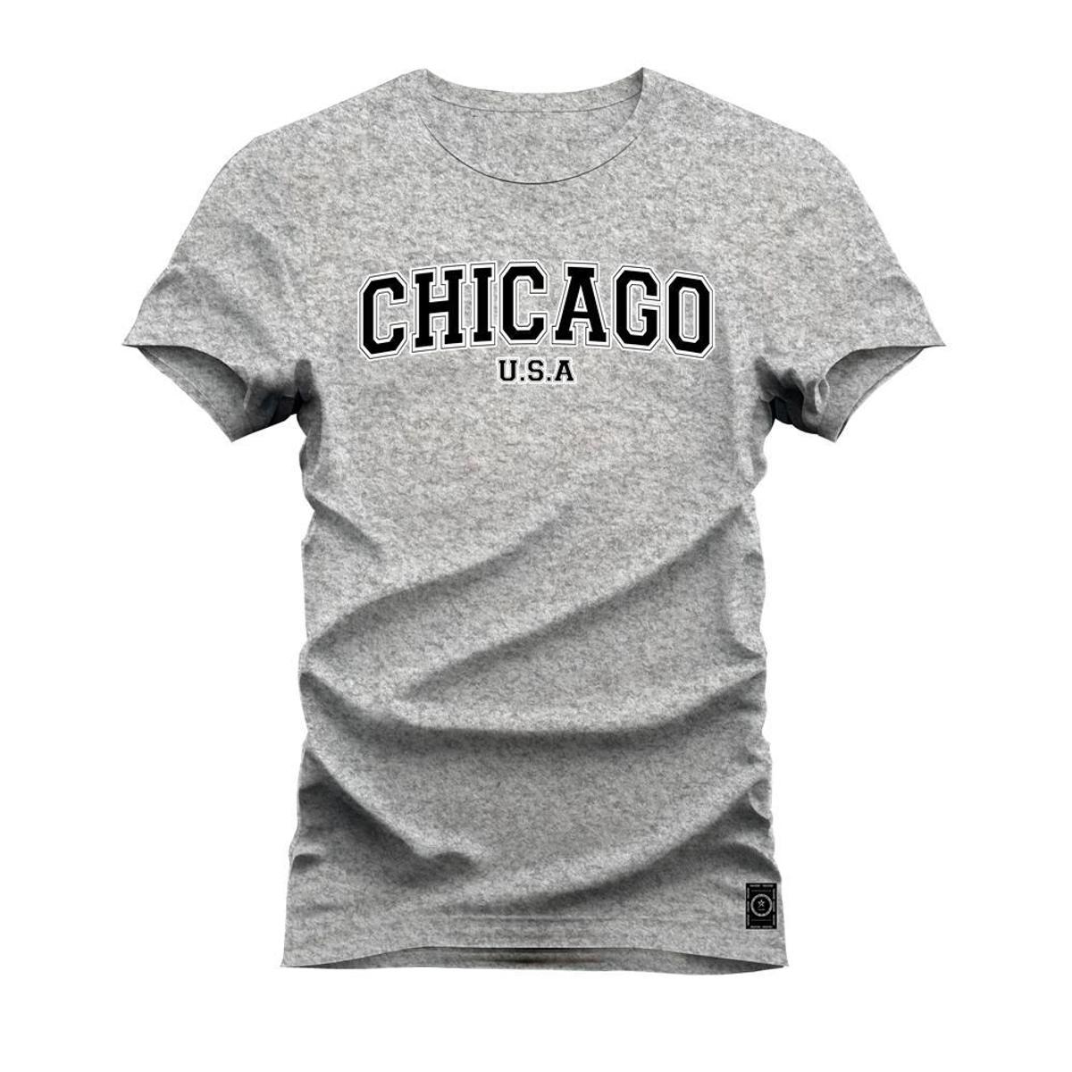 Camiseta Plus Size Algodão Premium Estampada Chicago USA é ruim? Camiseta Plus Size Algodão Premium Estampada Chicago USA é boa?