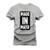 Camiseta Plus Size Estampada 100% Algodão Unissex T-shirt Confortável Made In Mato - Cinza