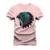 Camiseta Plus Size Estampada Unissex Algodão Confortável Penas - Rosa