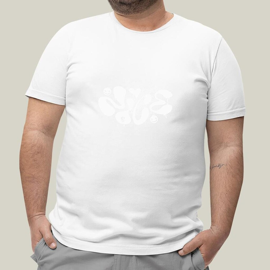 Camiseta Plus Size Masculina Branca Algodão Prime Nice WSS