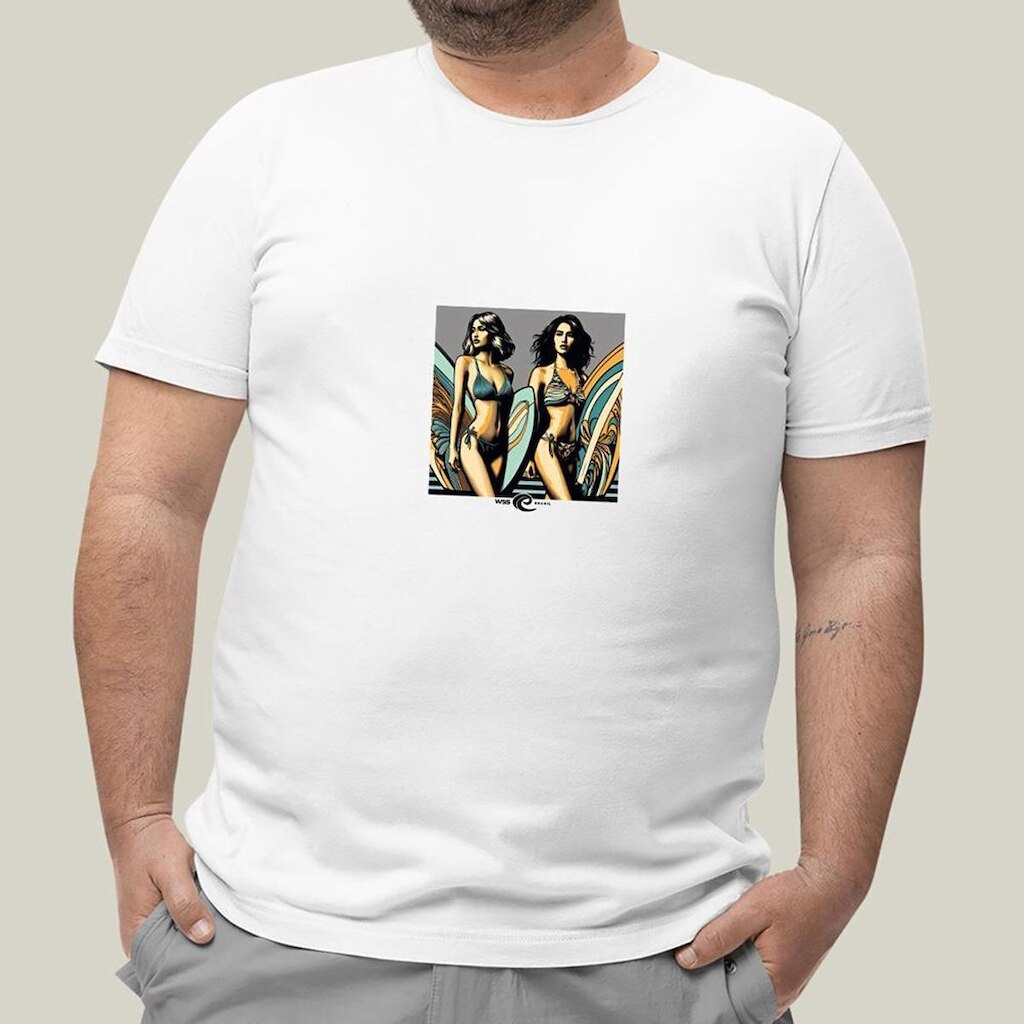 Camiseta Plus Size Masculina Branca Algodão San Andreas WSS