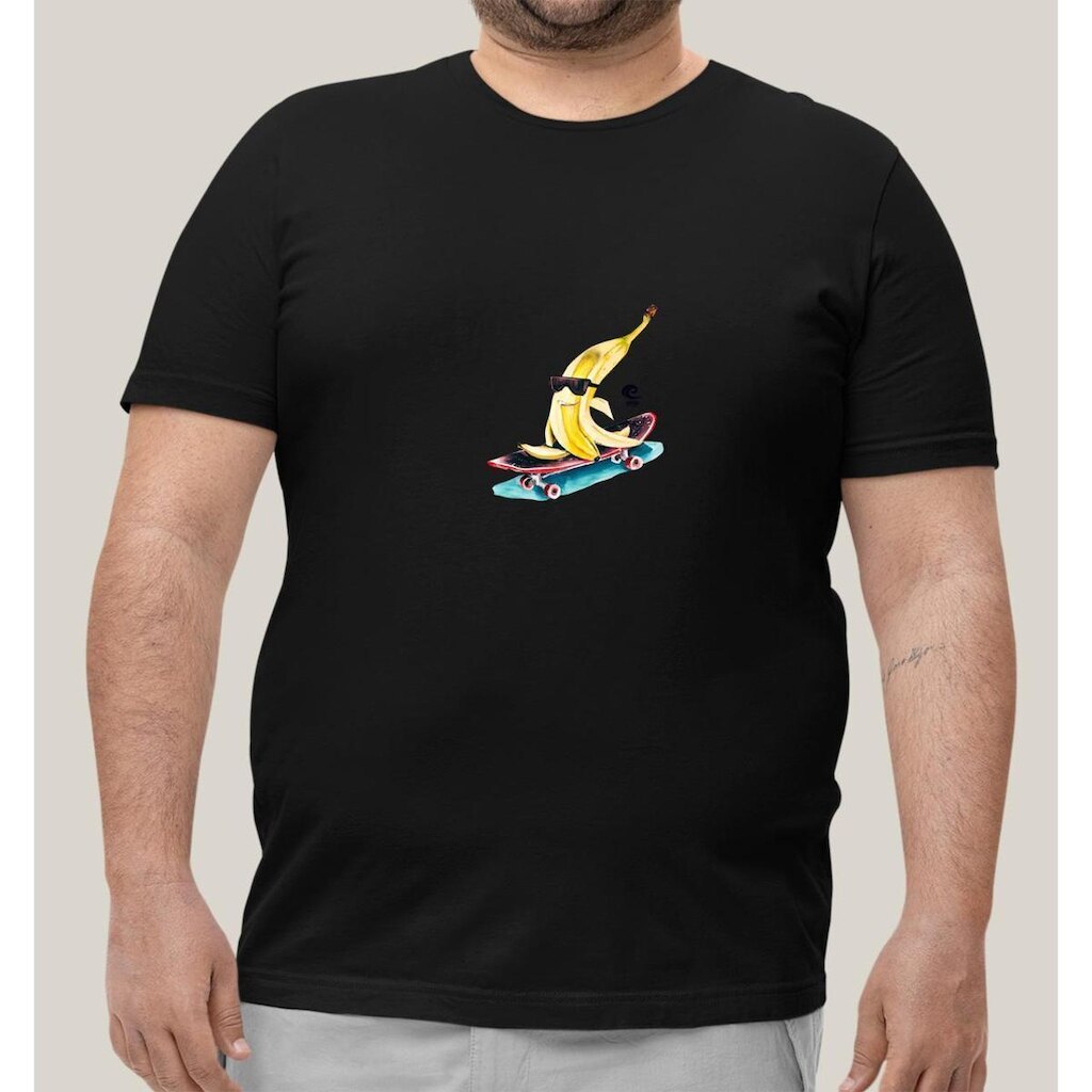 Camiseta Plus Size Masculino Algodão Prime WSS Radical Banana