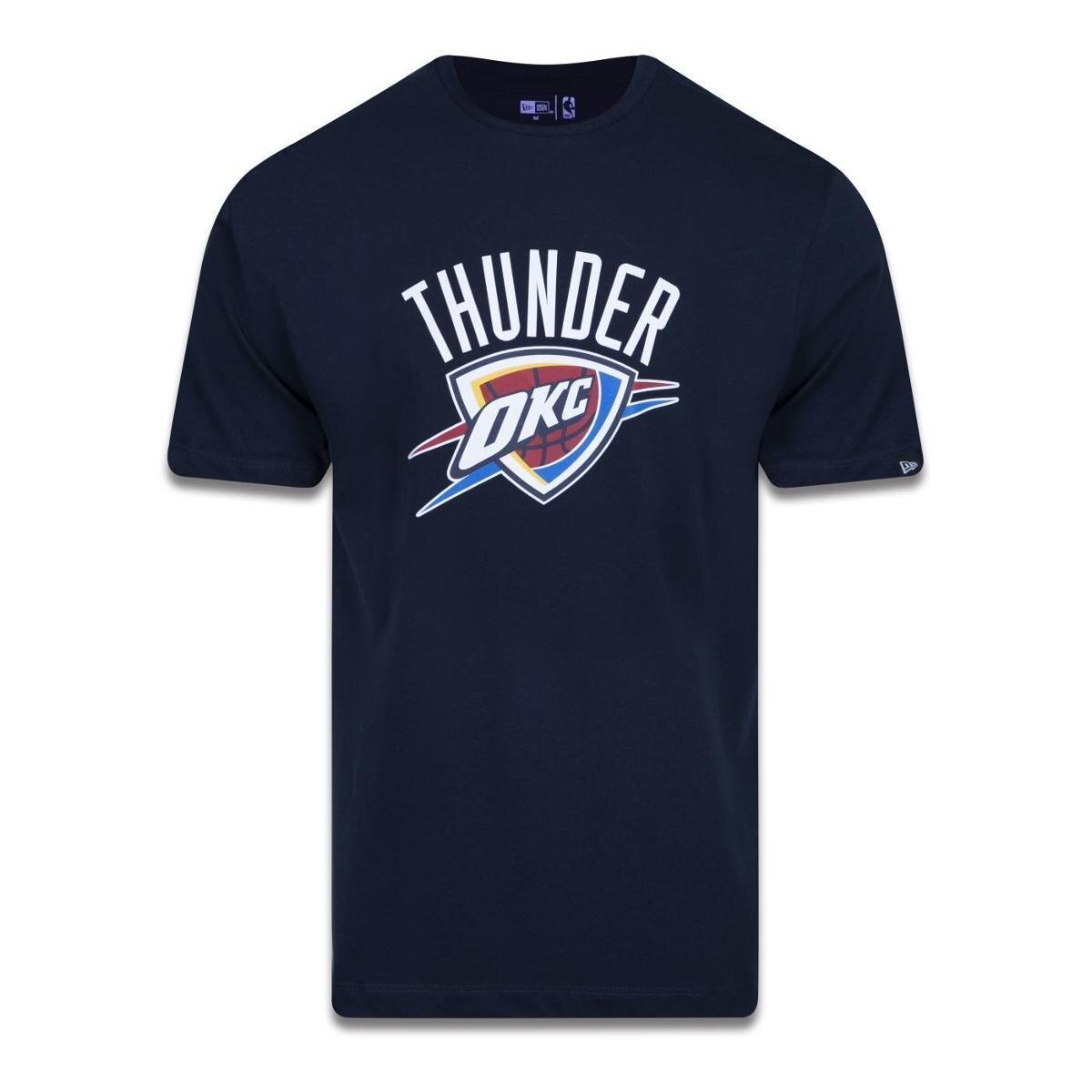 CAMISETA PLUS SIZE REGULAR MANGA CURTA OKLAHOMA CITY THUNDER LOGO MESCLA CINZA NEW ERA Menor preço em CAMISETA PLUS SIZE REGULAR MANGA CURTA OKLAHOMA CITY THUNDER LOGO MESCLA CINZA NEW ERA