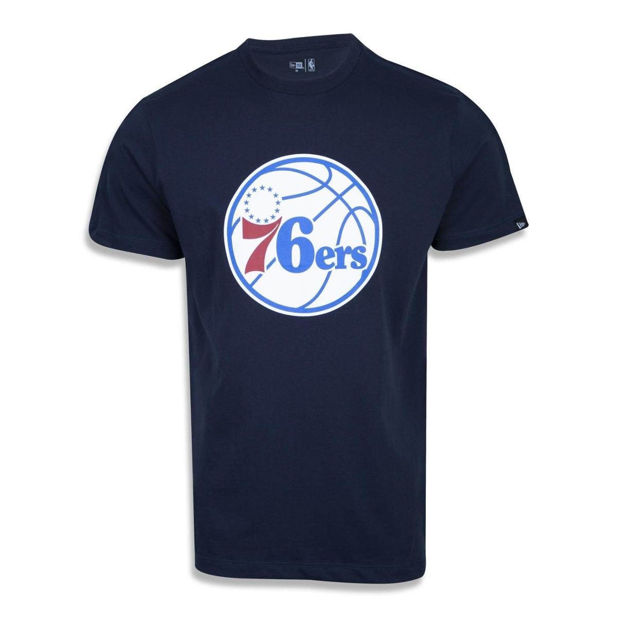 CAMISETA PLUS SIZE REGULAR MANGA CURTA PHILADELPHIA 76ERS LOGO MESCLA CINZA NEW ERA Menor preço em CAMISETA PLUS SIZE REGULAR MANGA CURTA PHILADELPHIA 76ERS LOGO MESCLA CINZA NEW ERA