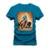 Camiseta Plus Size T-Shirt Algodão Mácia Confortável Estampada Quadre - Azul