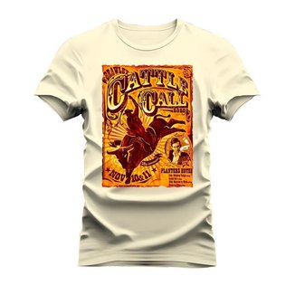 Camiseta Plus Size Unissex Mácia Confortável Estampada Cartaz