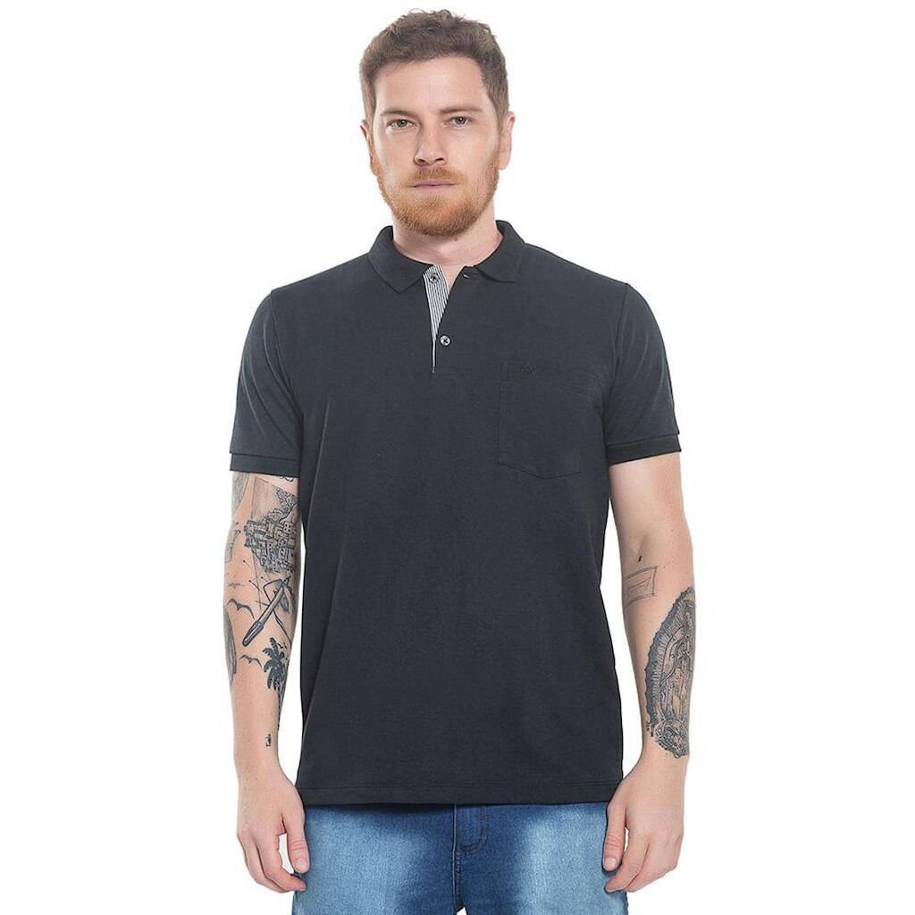 Camiseta Polo Com Bolso - Remo Fenut