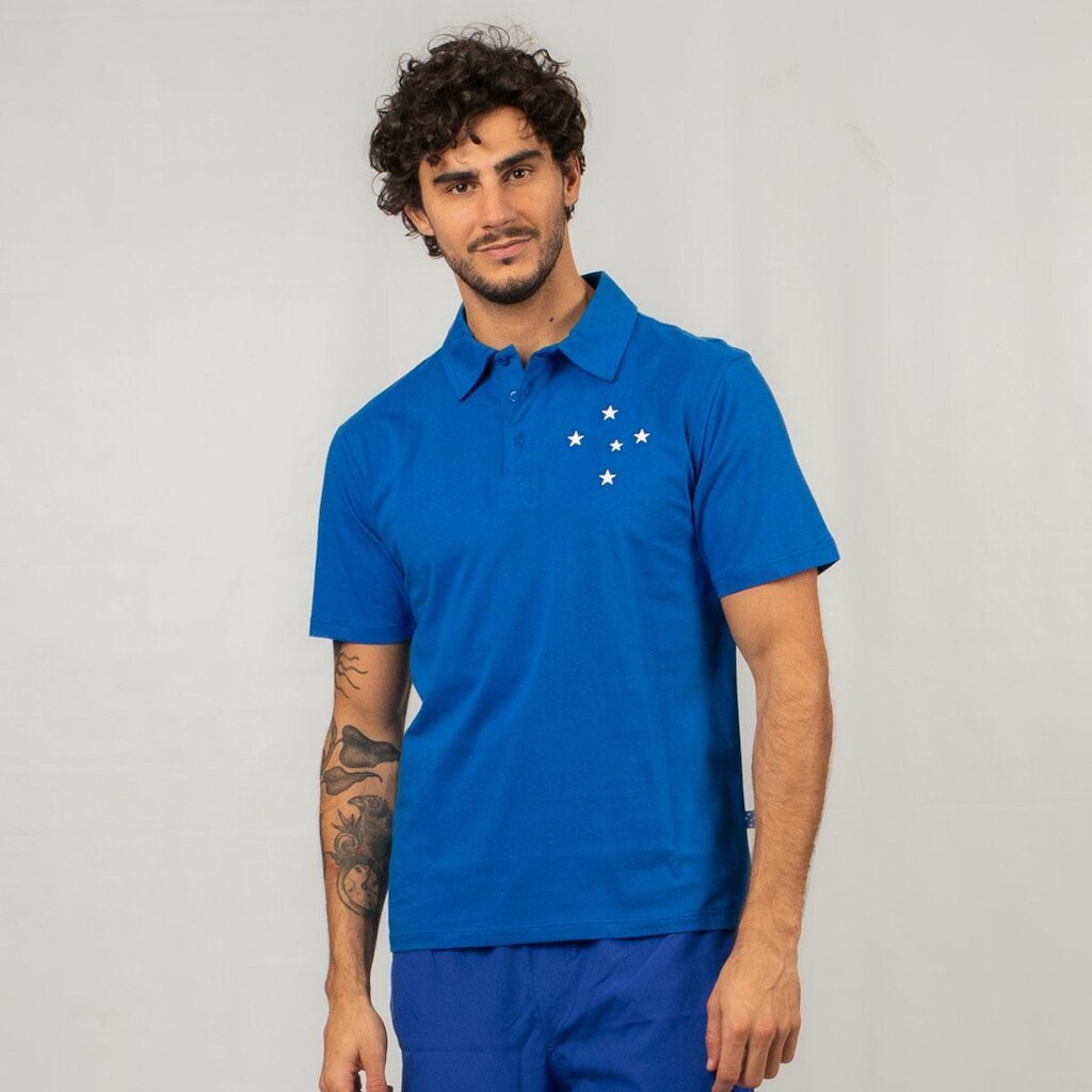 Camiseta Polo Cruzeiro Tradicional