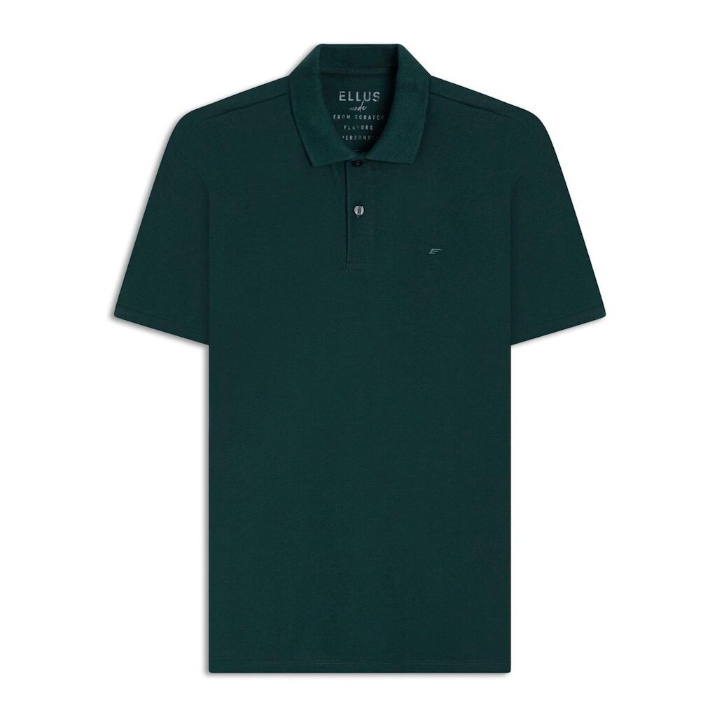 Camiseta Polo Ellus Piquet Easa Classic Manga Curta