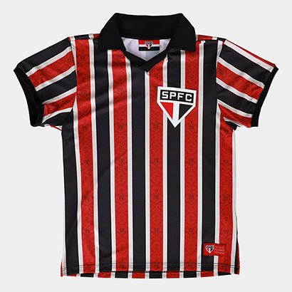 Camiseta Polo Infantil São Paulo Esportiva - Unissex