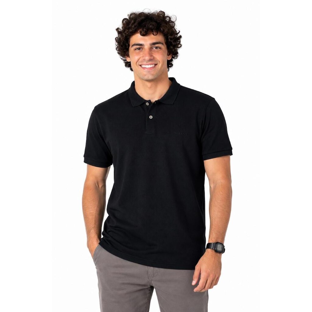 Camiseta Polo Masculina Oceano Piquet Lua 103429