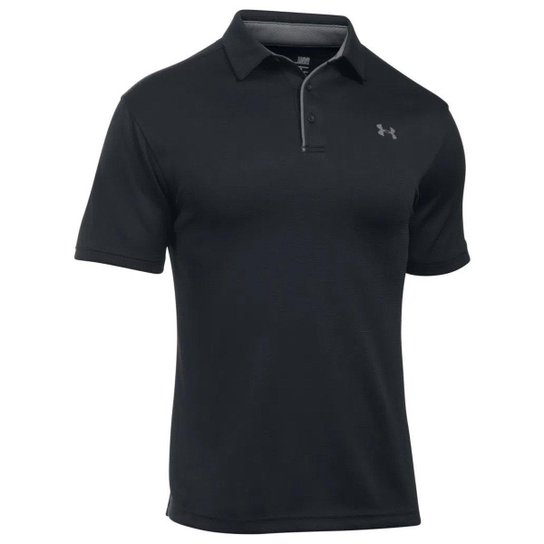 Camiseta Polo Masculina UA Tech Preto e Grafite - Under Armour - Preto Menor preço em Camiseta Polo Masculina UA Tech Preto e Grafite - Under Armour - Preto