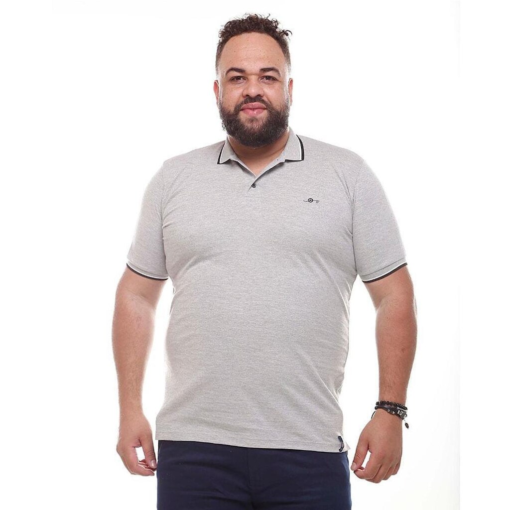 Camiseta Polo Mescla Extra Grande