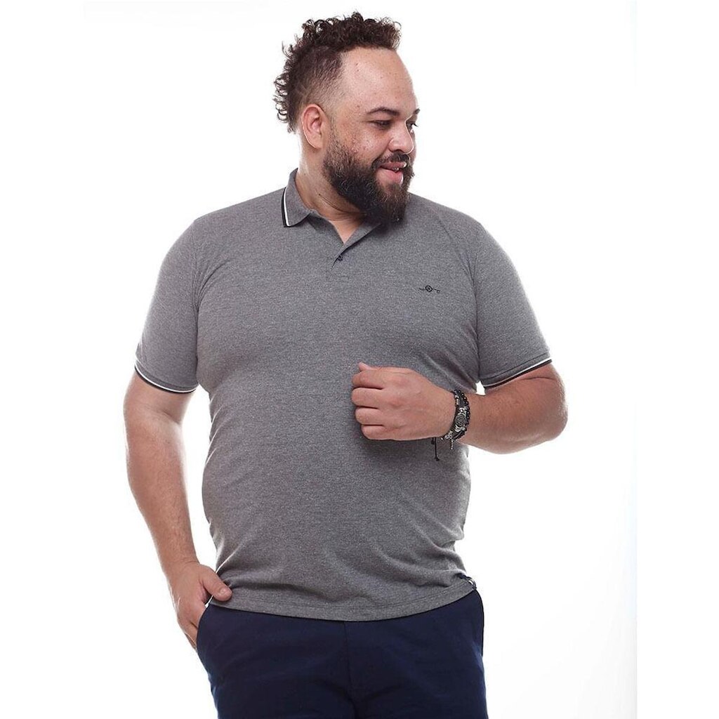 Camiseta Polo Mescla Extra Grande