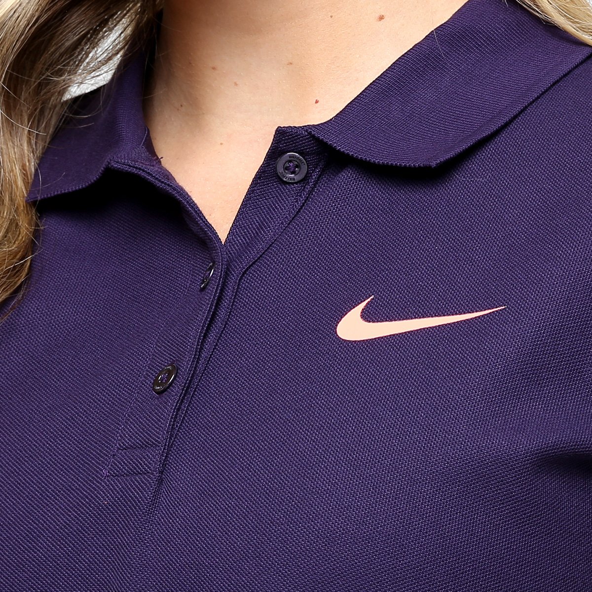 camisa polo nike roxa