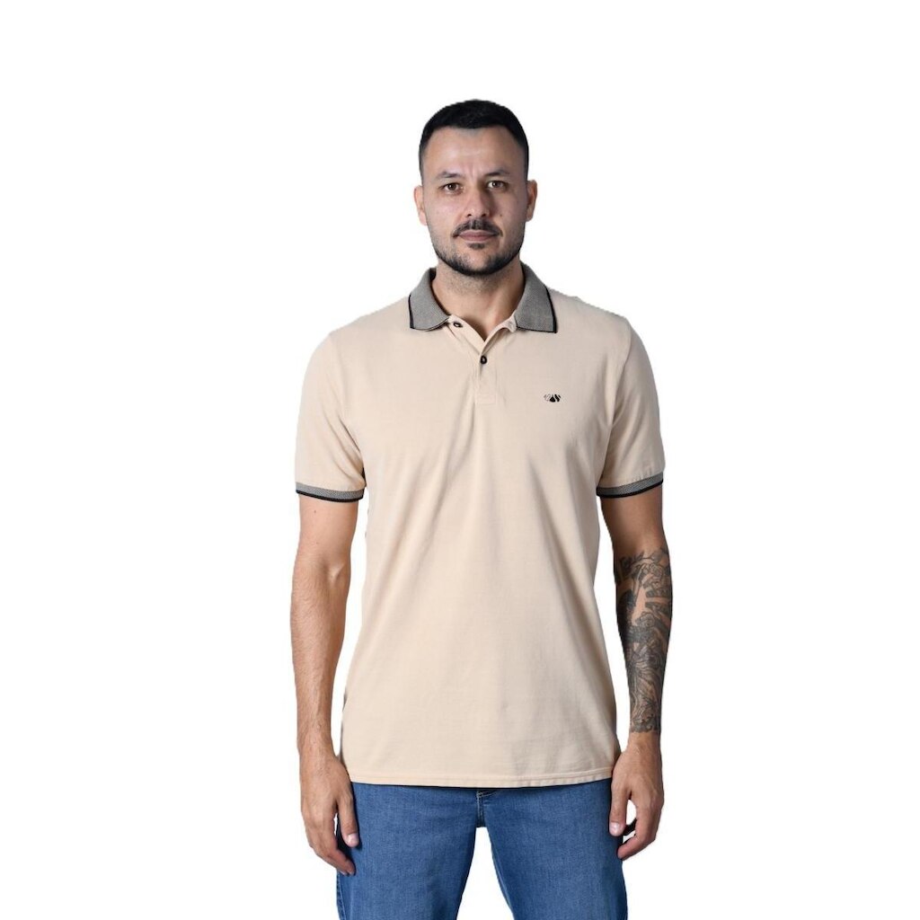 Camiseta Polo Oceano Gola Jacquard 103117