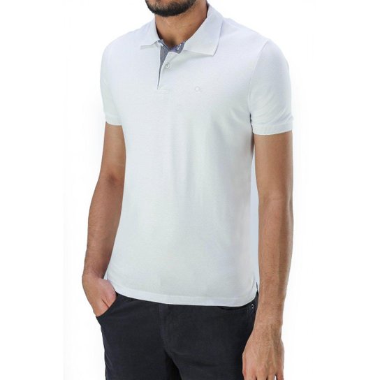 Camiseta Polo Ogochi Essencial Slim 007001001 Masculino - Branco Menor preço em Camiseta Polo Ogochi Essencial Slim 007001001 Masculino - Branco