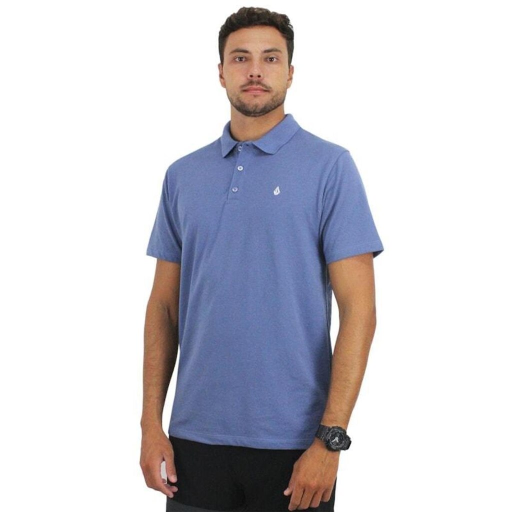 Camiseta Polo Volcom Classic Stone Blue