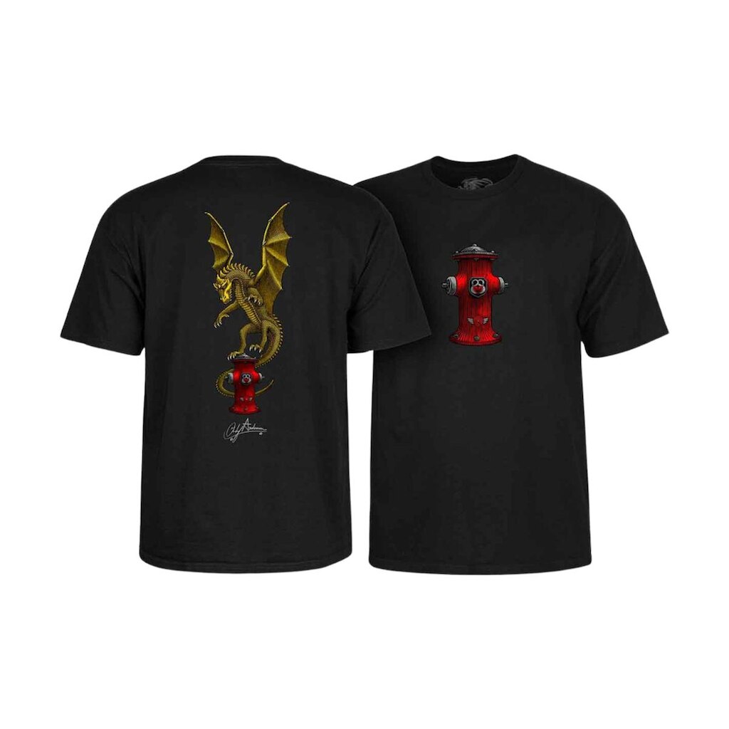 Camiseta Powell Peralta Andy Anderson Hydrant Preto