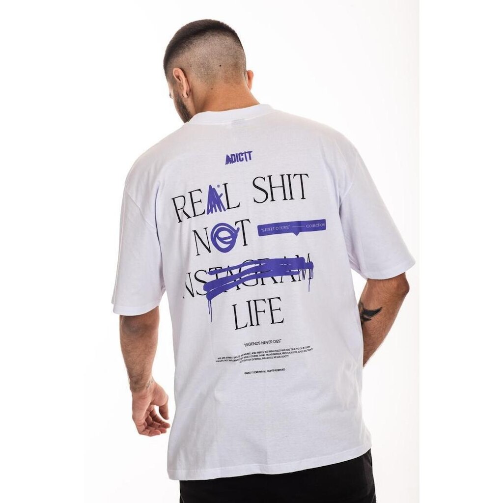 Camiseta Premium Adictt - Real Shit