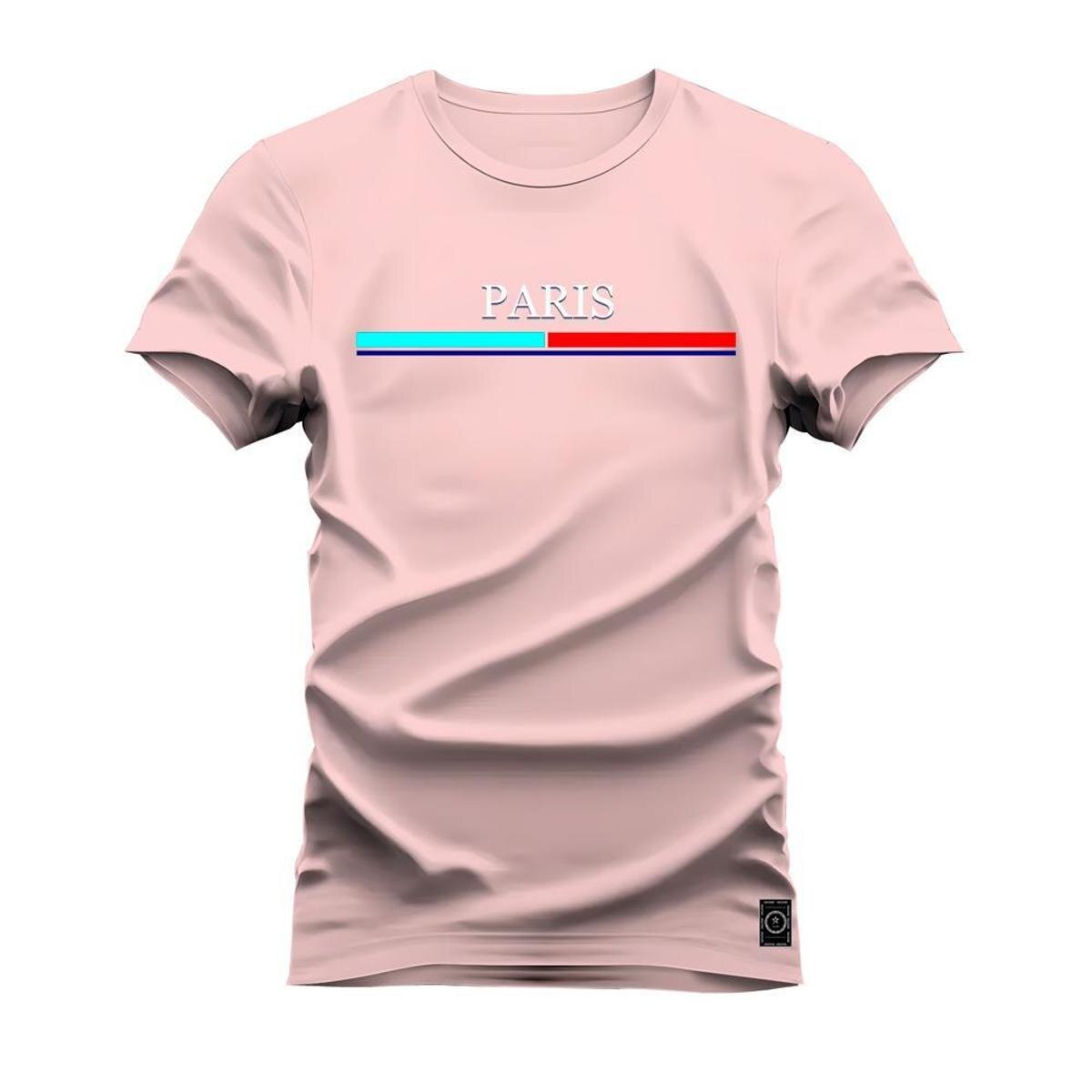 Camiseta Premium Algodão Estampada Paris Tira Menor preço em Camiseta Premium Algodão Estampada Paris Tira