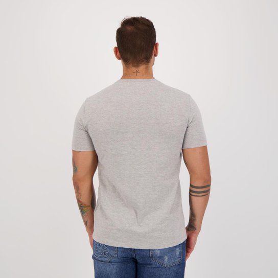 Camiseta Premium Basic Cinza Mescla