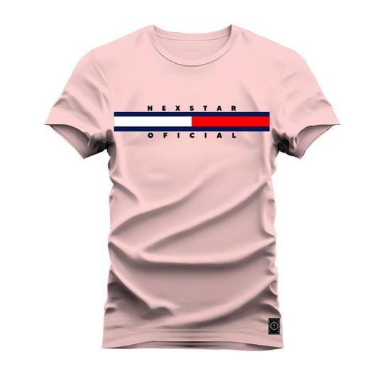 Camiseta Premium Estampada Algodão Nexstar Oficial - Rosa é ruim? Camiseta Premium Estampada Algodão Nexstar Oficial - Rosa é boa?