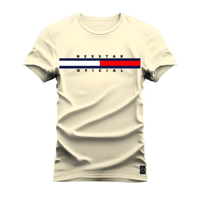 Camiseta Premium Estampada Algodão Nexstar Oficial - Creme é boa?