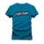 Camiseta Premium Estampada Confortável Unissex Californ Comb - Azul