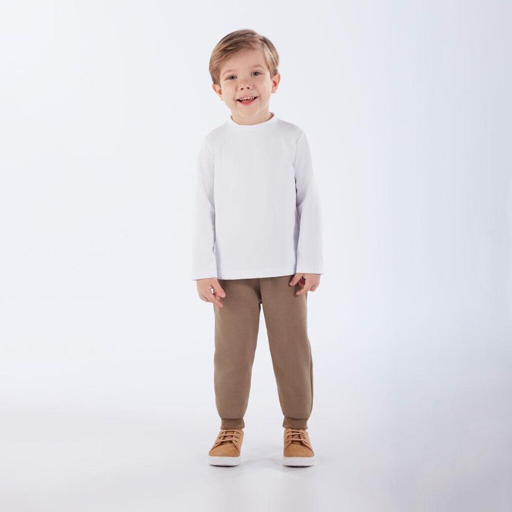 Camiseta Primeiros Passos Menino - Branco - 52763-3