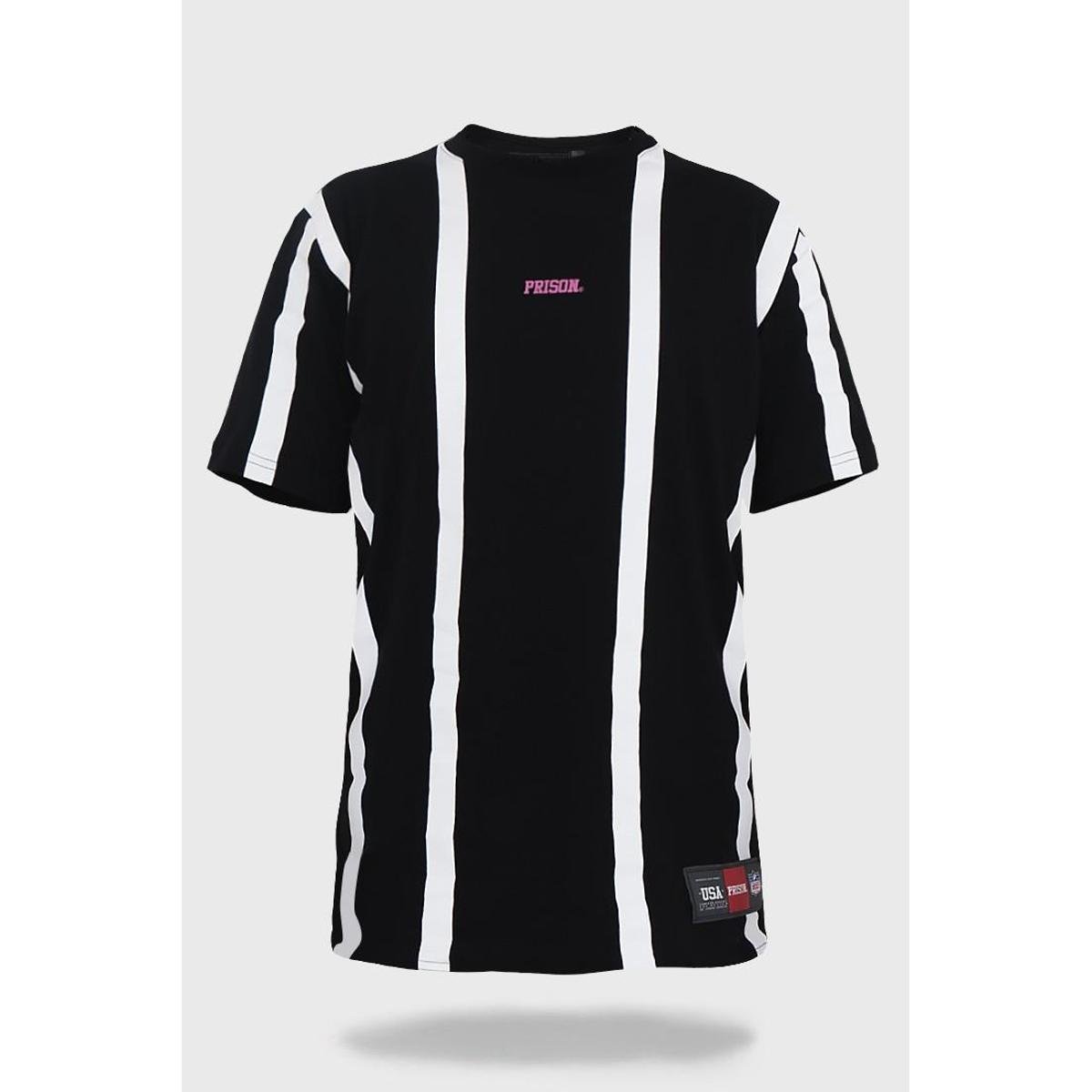 Camiseta prison listrada Clearance