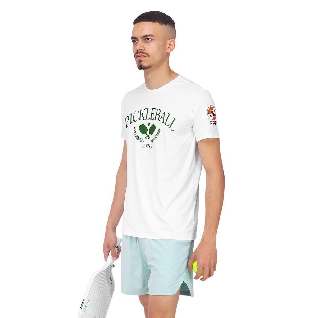 Camiseta Pró Spin Pickleball 2026 Branca