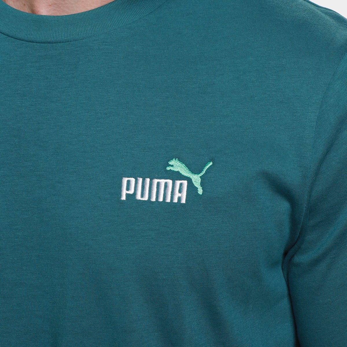 Camiseta Puma 2 Color Small No. 1 Logo Masculina - 2