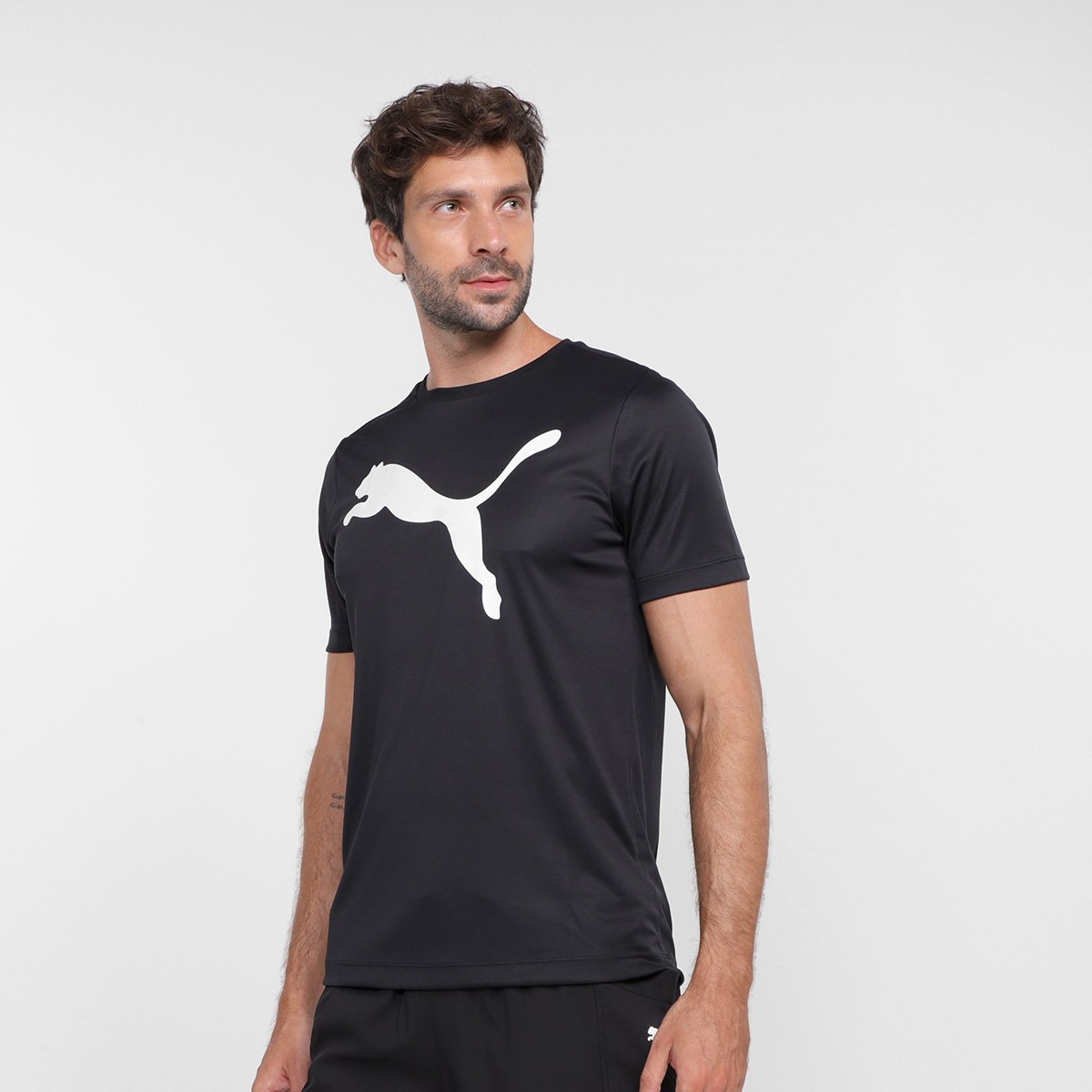 Camisas Puma Netshoes Camiseta Puma Active Big Logo Masculina