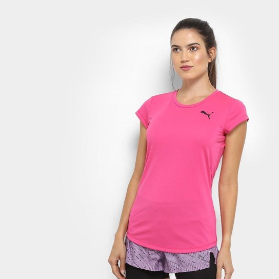 Camiseta Puma Active Feminina - Rosa Menor preço em Camiseta Puma Active Feminina - Rosa
