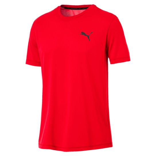 Camiseta Puma Active Masculina Vermelho Claro Netshoes