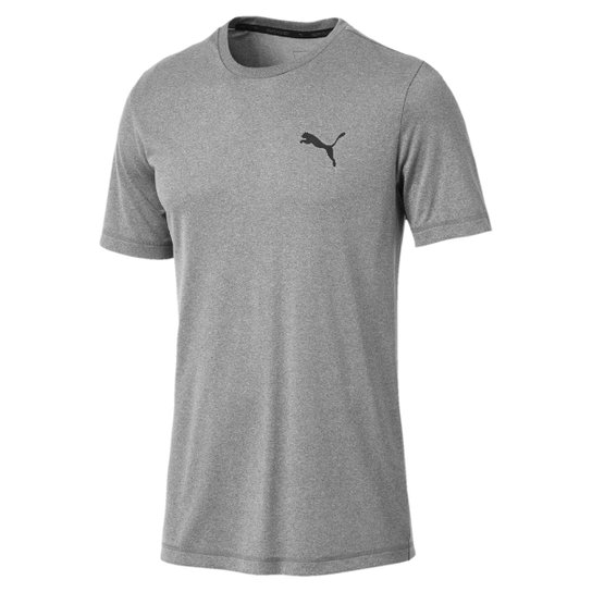Camiseta Puma Active Masculina Cinza Claro Netshoes