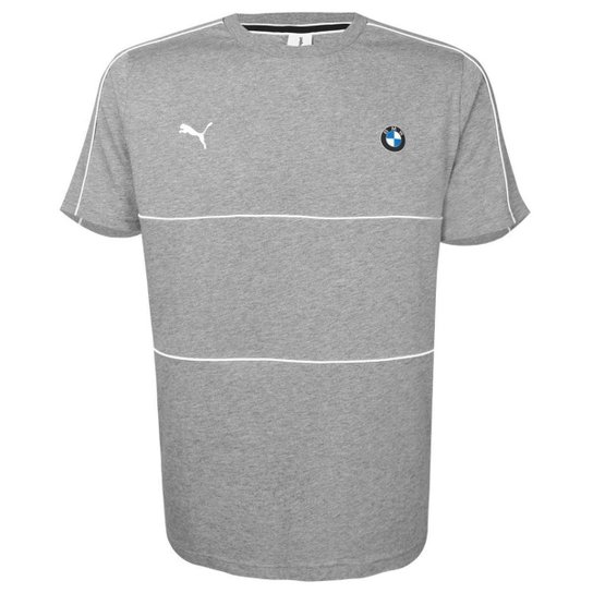 Camiseta Puma BMW MMS T7 Tee Masculina - Cinza+Preto