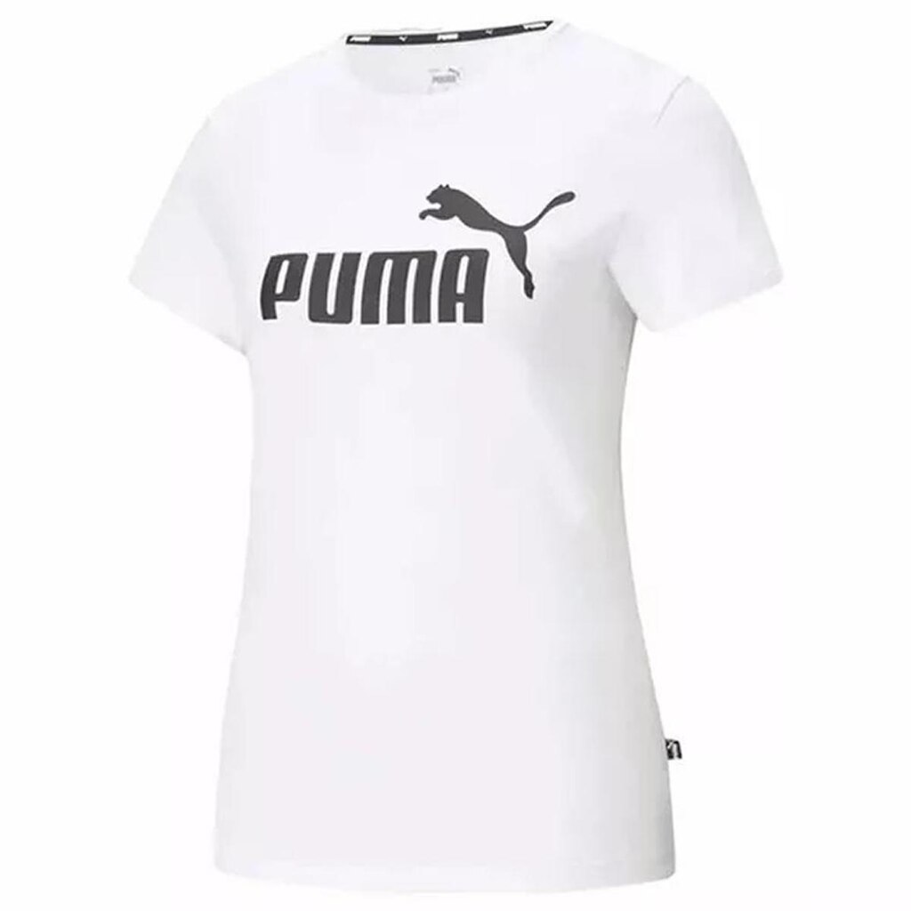 Camiseta Puma Ess Logo Feminina Branca