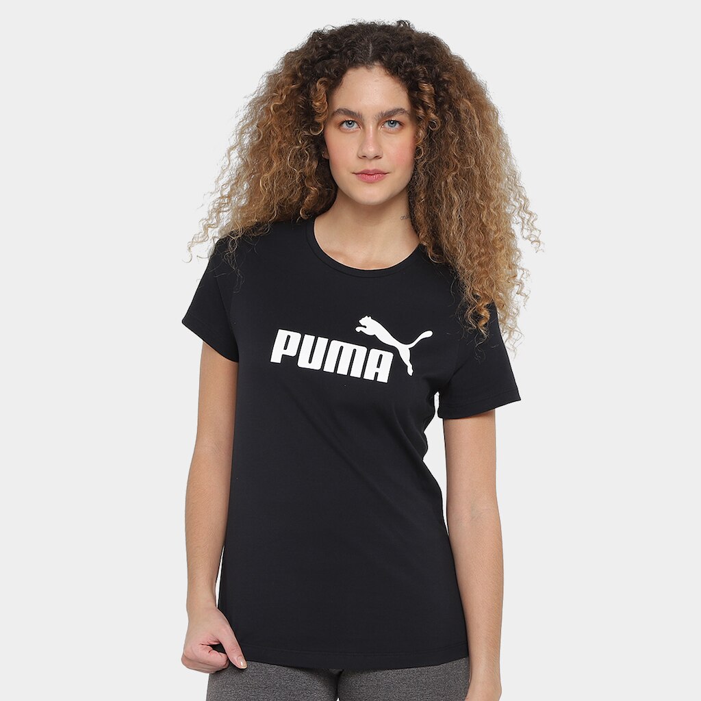 Camiseta Puma Ess Logo Feminina