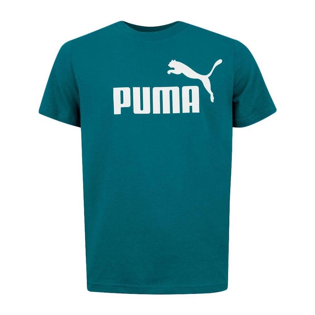 CAMISETA PUMA ESS NO. 1 LOGO JUVENIL UNISEX - VERDE 10
