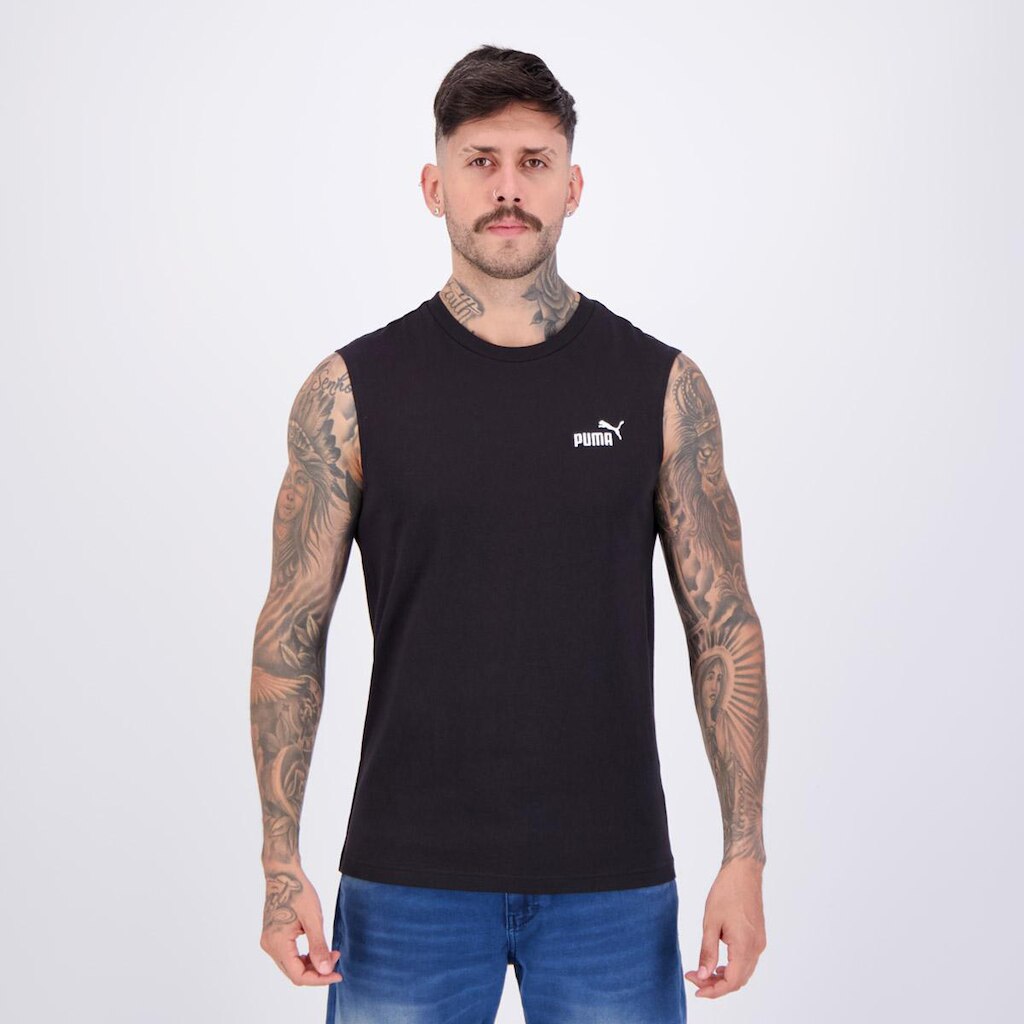Camiseta Puma Ess No. 1 Sleeveless Masculina