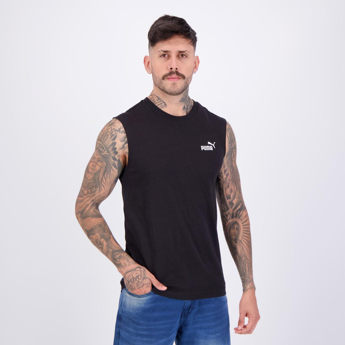 Camiseta Puma Ess No. 1 Sleeveless Masculina - 1