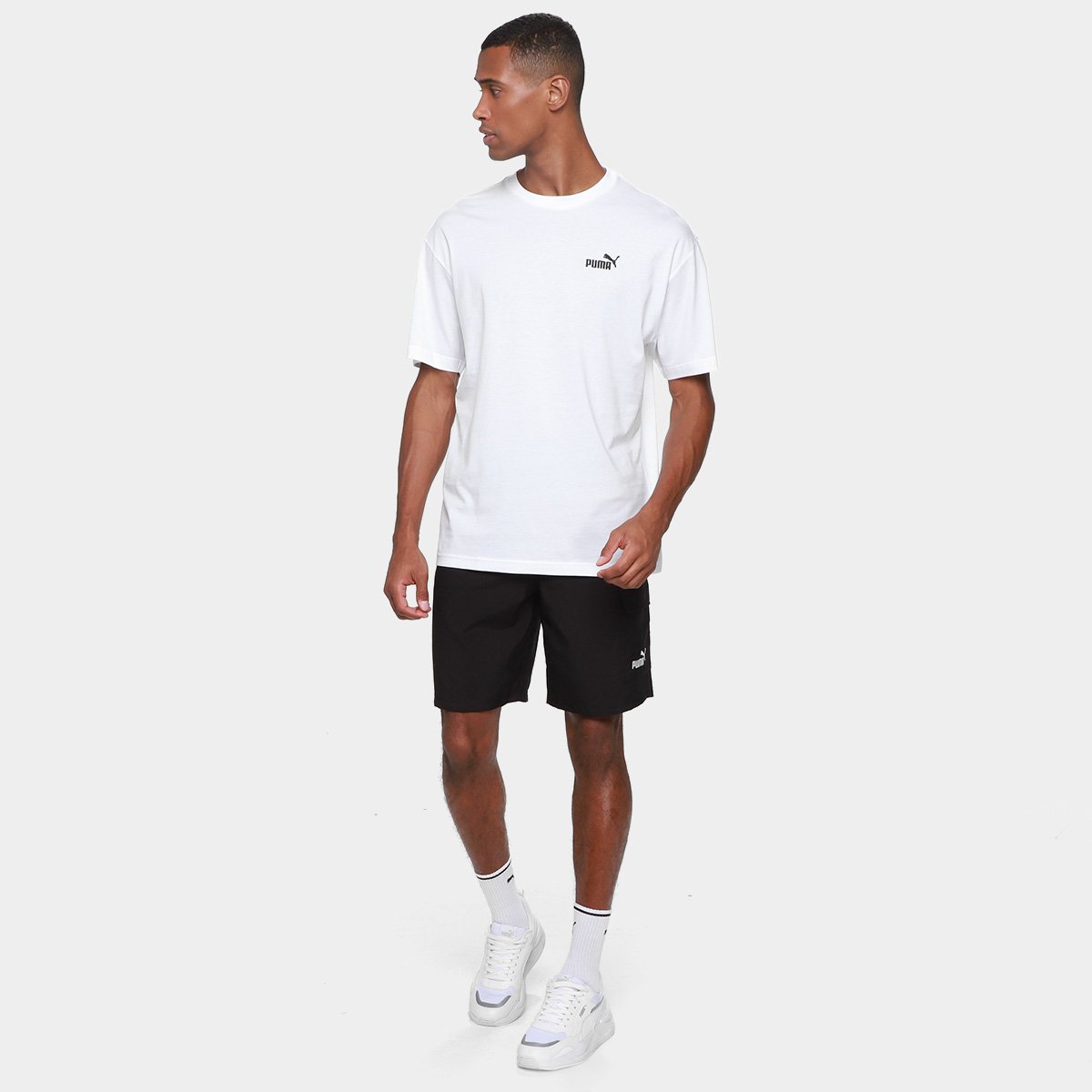 Camiseta Puma Ess Relaxed Small No. 1 Masculina - 3