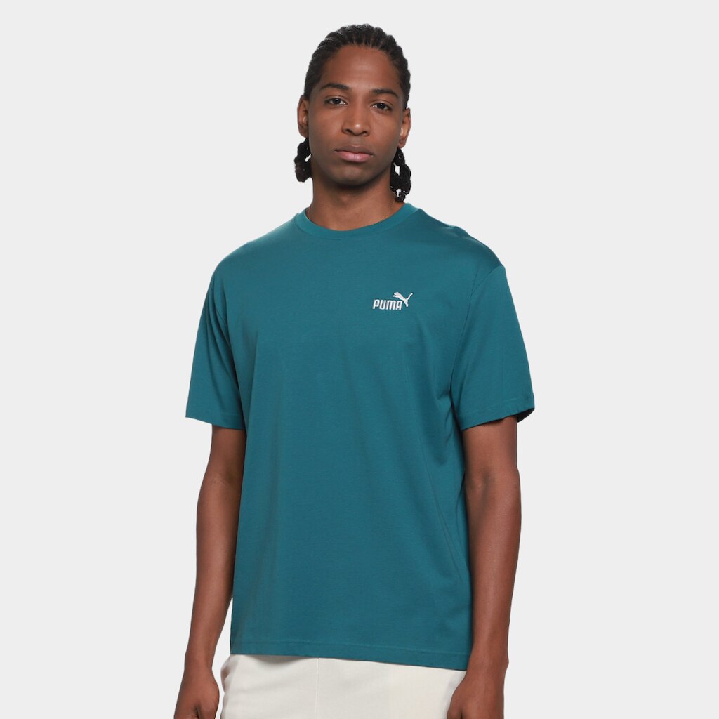 Camiseta Puma Ess Relaxed Small No. 1 Masculina