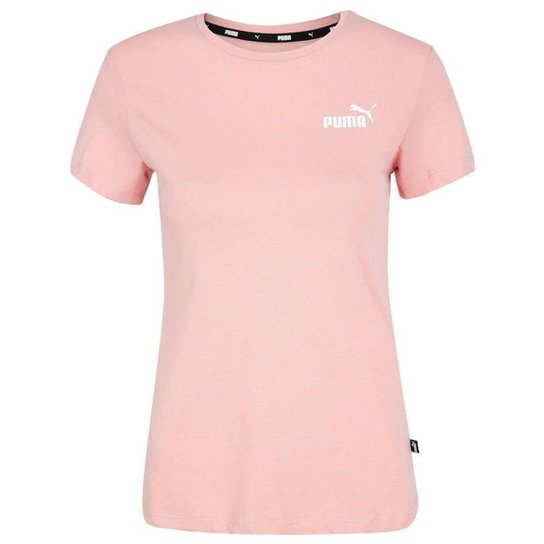 Camiseta Puma Ess Small Logo Rosa Feminino - Rosa Menor preço em Camiseta Puma Ess Small Logo Rosa Feminino - Rosa