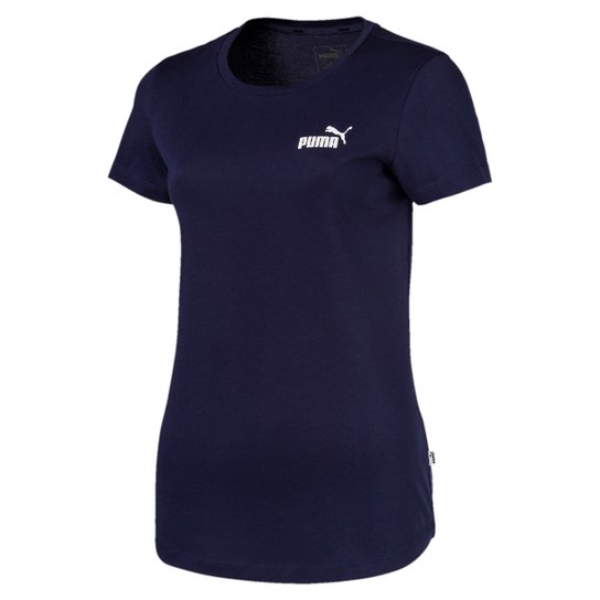 Camiseta Puma ESS Tee Feminina - Marinho Menor preço em Camiseta Puma ESS Tee Feminina - Marinho