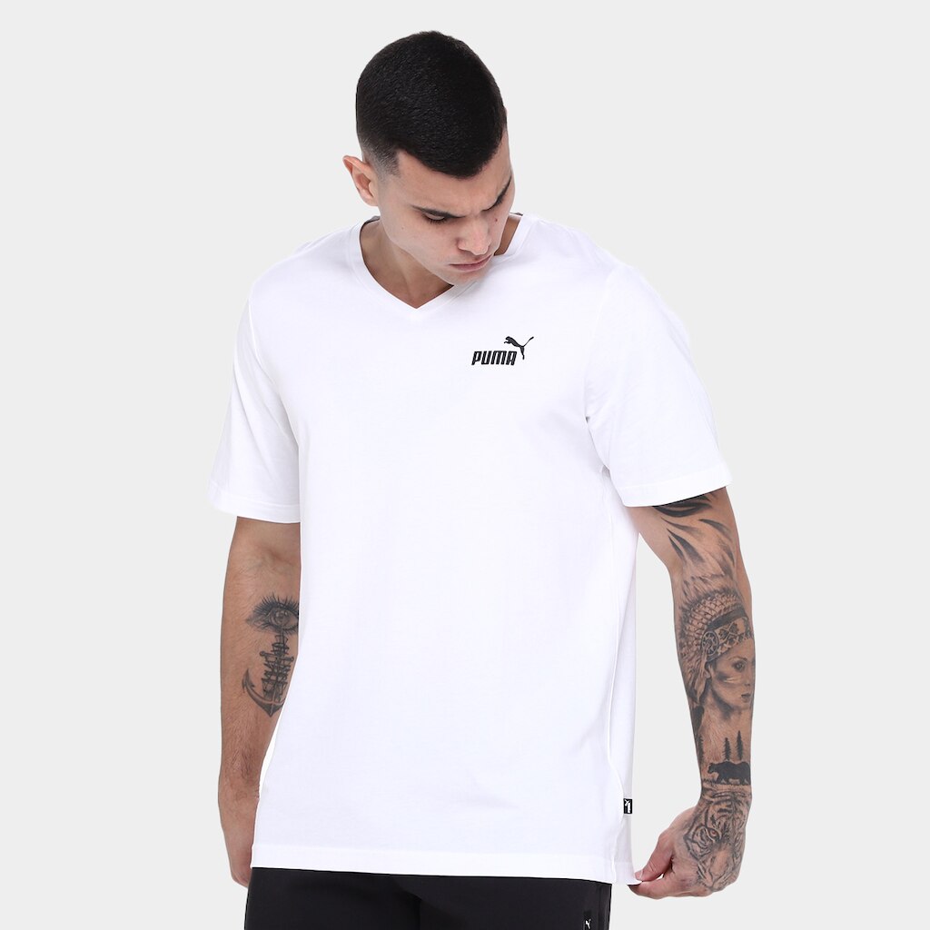 Camiseta Puma Ess V Neck Masculina